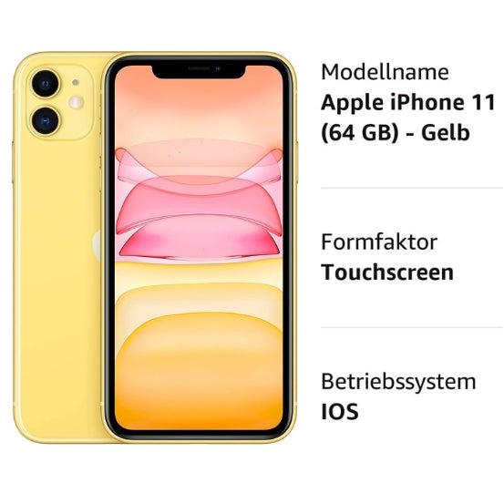 iPhone 11 256GB Gelb